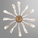 Люстра с крупными рельефным декором в виде лепестков 60 см Ethereal Bloom варинант исполнения - 4 | Loft Concept в Уфе