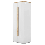 Шкаф платяной с белым глянцевым фасадом Grace of Furniture варинант исполнения - 2 | Loft Concept в Уфе