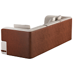 Трехместный диван Richmond с кожаной отделкой варинант исполнения - 3 | Loft Concept в Уфе