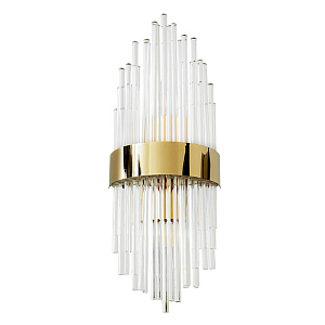 Хрустальное бра Flutes Gold