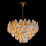 Люстра с многослойными белыми и прозрачными подвесками Character Chandelier варинант исполнения - 4 | Loft Concept в Уфе