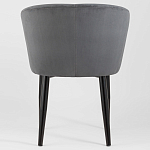 Мягкое кресло на металлических ножках Shaggy Dark Grey варинант исполнения - 3 | Loft Concept в Уфе