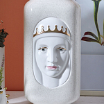 Ваза с золотисто-белыми фрагментами Faces of Imagination варинант исполнения - 5 | Loft Concept в Уфе