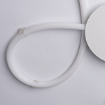 Люстра белого цвета с тремя изогнутыми светодиоидными плафонами Luke Lampco Tracer Lamp варинант исполнения - 3 | Loft Concept в Уфе