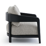 Кресло с каркасом из массива ясеня Deniaud Ash Grey Armchair варинант исполнения - 9 | Loft Concept в Уфе