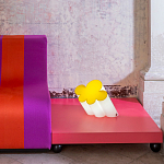 Настольная дизайнерская лампа Poltronova Passiflora Yellow Table Lamp варинант исполнения - 4 | Loft Concept в Уфе