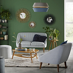 Кресло серое Pauley Grey Armchair варинант исполнения - 4 | Loft Concept в Уфе