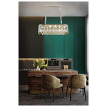 Люстра овальная с хрустальными подвесками Roul Crystal Light варинант исполнения - 8 | Loft Concept в Уфе