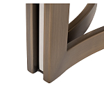 Столик журнальный с круглой мраморной столешницей Unique Stone Design варинант исполнения - 6 | Loft Concept в Уфе