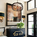 Люстра черная из эллиптических элементов Overlapping Orbits варинант исполнения - 2 | Loft Concept в Уфе