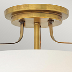 Потолочный светильник с круглым матовым белым плафоном Hinkley варинант исполнения - 6 | Loft Concept в Уфе