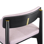 Барный стул из массива ясеня с обивкой из рогожки Elegant Ash Shape варинант исполнения - 5 | Loft Concept в Уфе