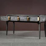 Консоль прямоугольная серая с 4-мя выдвижными ящиками Grany варинант исполнения - 3 | Loft Concept в Уфе