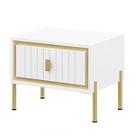 Тумба прикроватная белая с ящиком Antique Order варинант исполнения - 1 | Loft Concept в Уфе