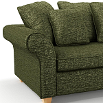 Мебельная ткань Шенилл зеленый цвет 138 см T4-22 варинант исполнения - 7 | Loft Concept в Уфе