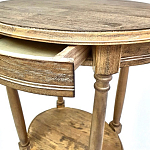 Деревянный овальный кофейный стол Margery Provence Coffee Table варинант исполнения - 5 | Loft Concept в Уфе