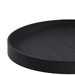 Cross W поднос из массива дуба чёрного цвета варинант исполнения - 1 | Loft Concept в Уфе