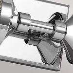 Бра для ванных комнат горизонтальное с 2-мя прозрачными рифлеными цилиндрическими плафонами Feiss варинант исполнения - 3 | Loft Concept в Уфе