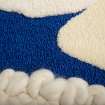 Ковер ручной работы Electric blue and popcorn варинант исполнения - 3 | Loft Concept в Уфе