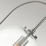 Подвесной светильник с прозрачным плафоном в форме шара в арочной подвеске Hinkley варинант исполнения - 16 | Loft Concept в Уфе