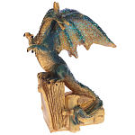 Декоративная статуэтка Дракон Multicolor Gold Dragon Treasure Keeper Statuette варинант исполнения - 1 | Loft Concept в Уфе