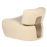 Кресло бежевое без подлокотников с обивкой из ткани букле Space of Freedom варинант исполнения - 2 | Loft Concept в Уфе
