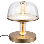 Настольная лампа с плафоном из акрила и металлическим основанием Blanton 23 варинант исполнения - 2 | Loft Concept в Уфе