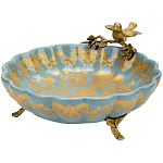 Блюдо фарфоровое Птица на ветке Flora варинант исполнения - 1 | Loft Concept в Уфе