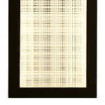 Светодиодное прямоугольное бра из металла черного цвета Lattice Lux варинант исполнения - 4 | Loft Concept в Уфе