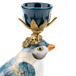 Фарфоровый подсвечник с птицей Eden Garden варинант исполнения - 4 | Loft Concept в Уфе