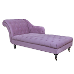 Кушетка фиолетовая с мягкой обивкой из велюра Michael Couch варинант исполнения - 1 | Loft Concept в Уфе