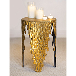 Столик дизайнерский Copper streaks варинант исполнения - 9 | Loft Concept в Уфе