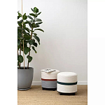 Пуф с плетеной светло-бежевой обивкой Serene Holidays варинант исполнения - 4 | Loft Concept в Уфе