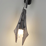 Бра черного цвета с плафоном из рельефного стекла Glass Pod варинант исполнения - 9 | Loft Concept в Уфе