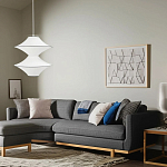 Подвесной вязаный белый светильник «Звезда Востока 02» варинант исполнения - 1 | Loft Concept в Уфе