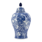 Ваза с крышкой в китайском стиле Гранатовое дерево Blooming Pomegranate варинант исполнения - 3 | Loft Concept в Уфе