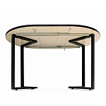 Стол обеденный раздвижной со столешницей белый мрамор Magali варинант исполнения - 5 | Loft Concept в Уфе