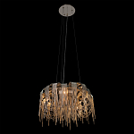 Люстра подвесная круглая с изогнутыми металлическими дугами и ниспадающими цепочками 65 см Atlantis Chain варинант исполнения - 13 | Loft Concept в Уфе