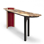 Консоль с овальной столешницей со светодиодной подсветкой Ruby варинант исполнения - 1 | Loft Concept в Уфе