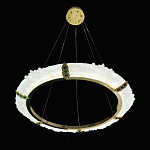 Люстра в форме кольца с цветочным декором Warm Heavenly Light варинант исполнения - 1 | Loft Concept в Уфе