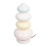 Настольная лампа из стеклянных сфер в пастельных тонах Высота 40 см Pastel Lunaria варинант исполнения - 2 | Loft Concept в Уфе