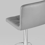 Барный стул с сиденьем серого цвета Honory варинант исполнения - 6 | Loft Concept в Уфе