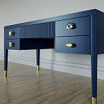 Письменный стол с 4-мя ящиками Elsa Dreams Blue варинант исполнения - 2 | Loft Concept в Уфе