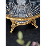 Чаша из прозрачного стекла с фигурками разноцветных попугаев на ободке 38 Eden Garden варинант исполнения - 4 | Loft Concept в Уфе