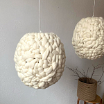 Светильник вязаный из шерсти Wool Oval варинант исполнения - 1 | Loft Concept в Уфе