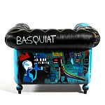 Кресло "Баския и Уорхол" Basquiat Warhol graffiti chair натуральная кожа варинант исполнения - 5 | Loft Concept в Уфе