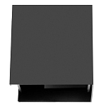 Уличный настенный светильник светодиодный формы куб черного цвета из металла Urban Minimalist варинант исполнения - 1 | Loft Concept в Уфе