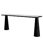 Консоль чёрная на 2-х конусообразных ножках Eros варинант исполнения - 4 | Loft Concept в Уфе