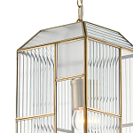 Подвесной светильник с рельефным стеклом Embossed Glass варинант исполнения - 1 | Loft Concept в Уфе