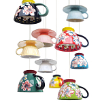 Подвесные светильники в виде чаши с цветочным орнаментом Flower Reversal варинант исполнения - 2 | Loft Concept в Уфе